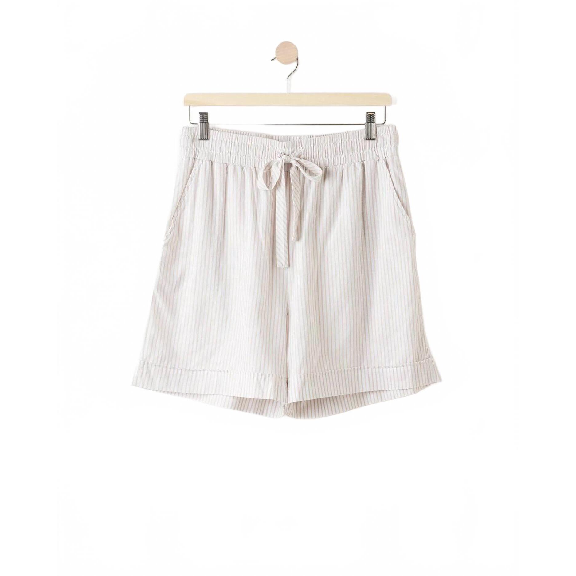 New Holebrook Usa Lydia Shorts In White/Sand — image 4 of 4